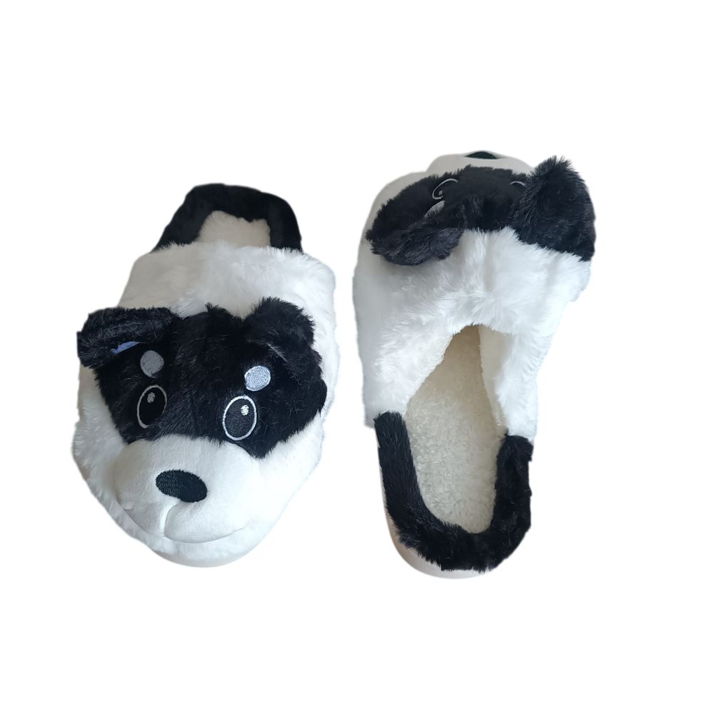 Peluche Pantuflas de Felpa Con Diseño de Perro Husky