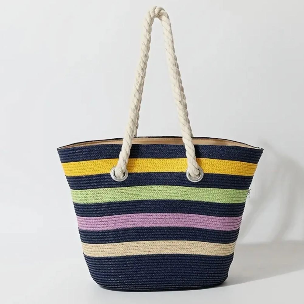 Cartera Playera Bolso Playero Tote Bag + Sombrero