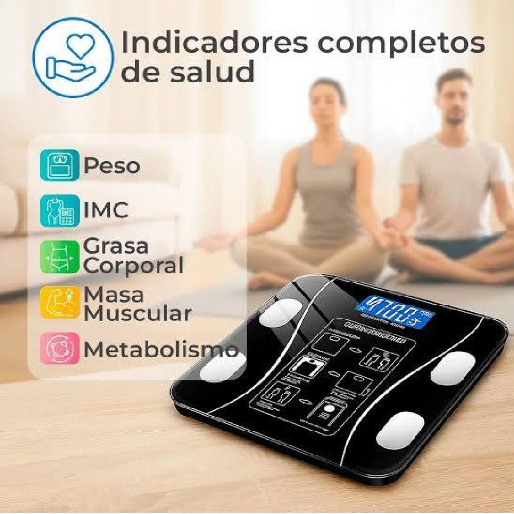 Balanza Peso Corporal Digital Inteligente Bluetooth 180kg