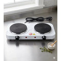 Cocina eléctrica de 2 hornillas, 2000 W