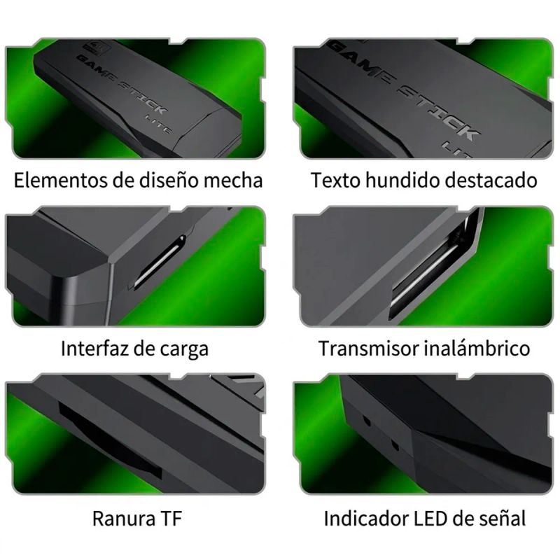 Consola Retro Videojuegos Game Stick + de 20,000 Juegos