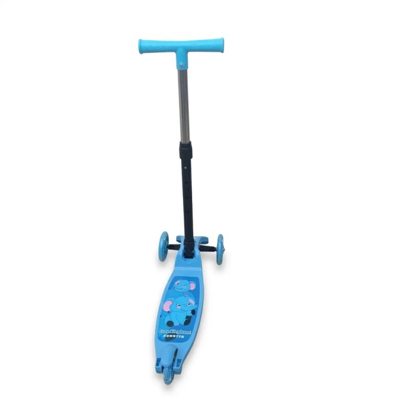 Scooter Para Niños Niñas Infantil 3 Ruedas Plegable Ajustable  Con Luces LED