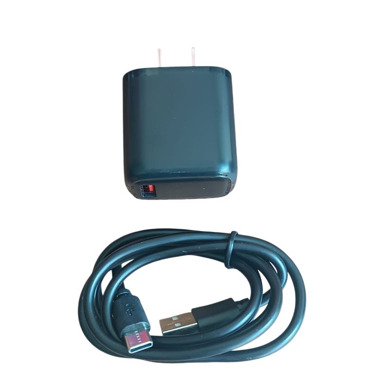 Cargador 55w  33w Turbo Carga Rápida + cable tipo C