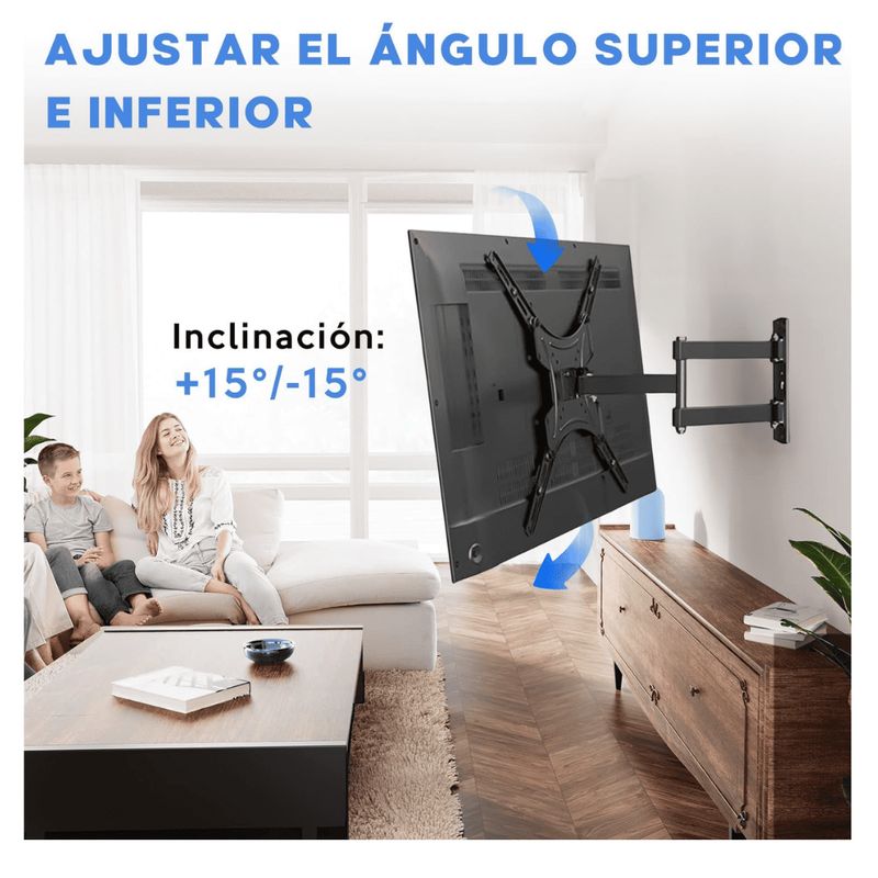 Rack TV Móvil Giratorio Televisor de 32 a 55